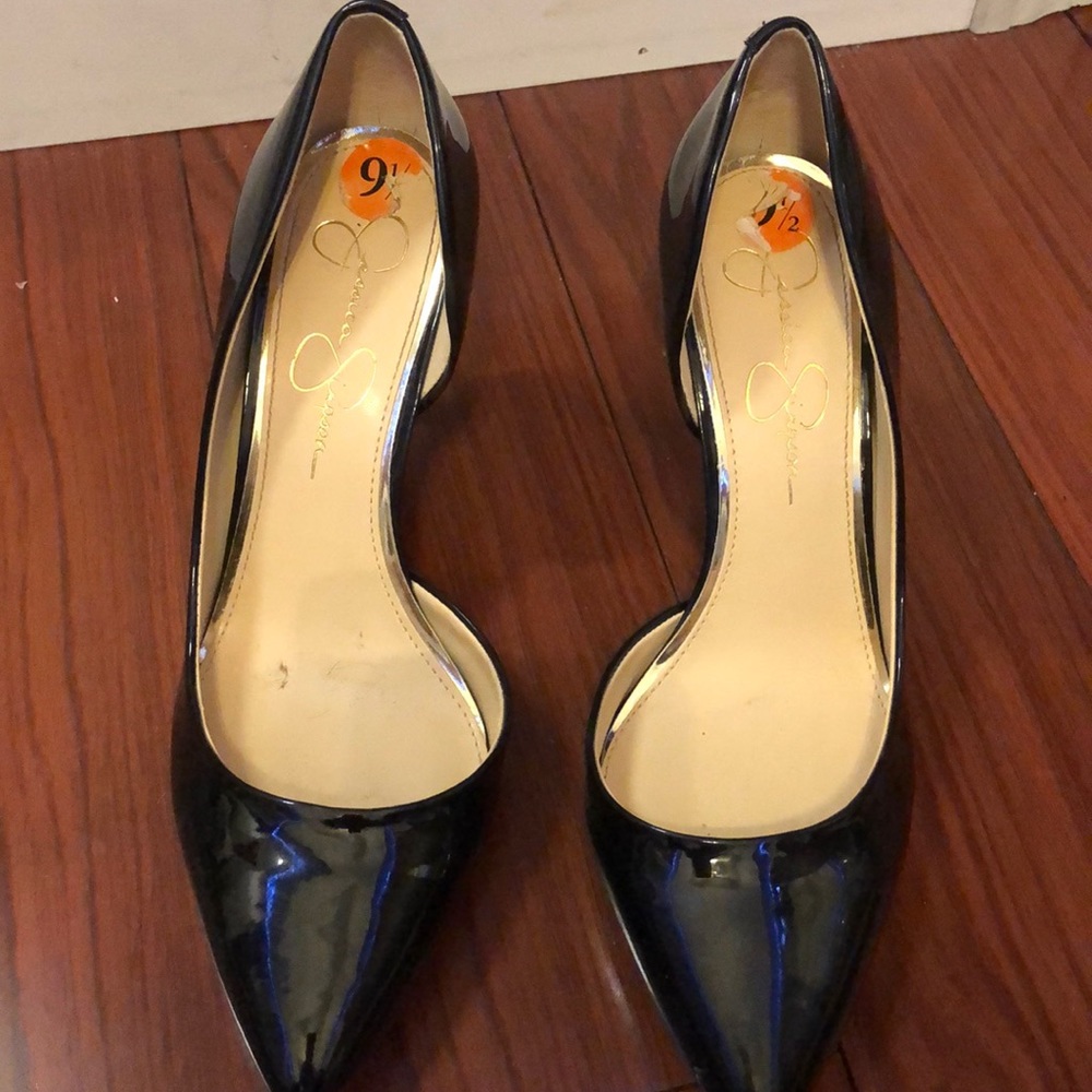 9 1/2 black high heels